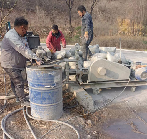 察隅路面下沉注浆